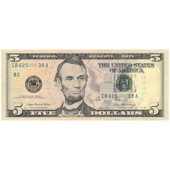Buy Counterfeit USD $5 Banknotes