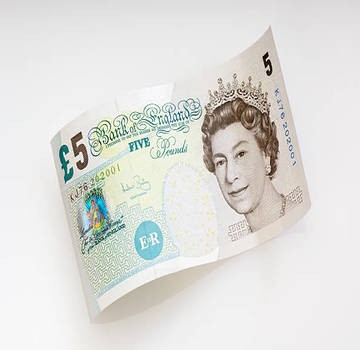 Buy Counterfeit £5 GBP Banknotes